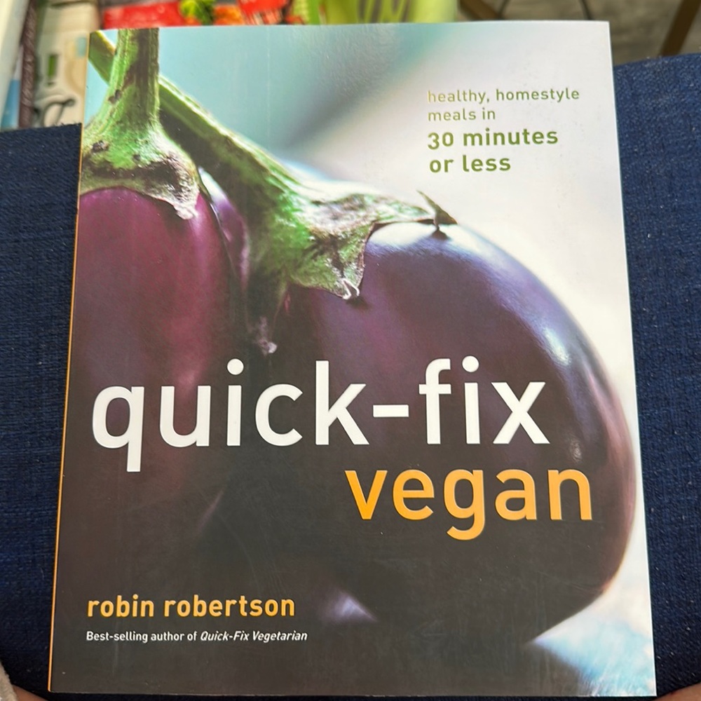 Quick fix vegan , excellent condition cookbook